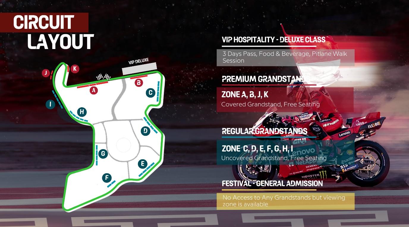 Seatplan MotoGP Mandalika